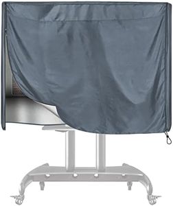 SELUGOVE Mobile TV Stand Cover for 60-72 Inch Waterproof Moisture-proof Dust-proof TV Screen Protection Cover Grey