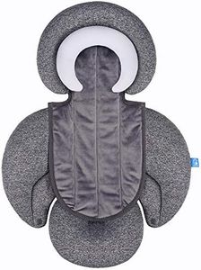 COOLBEBE New 2-in-1 Babybody Supports for Baby Newborn Infants - Extra Soft Stroller Cushion Pads Car Seat Insert, Perfect for Carseats, Strollers, Swings, Grey