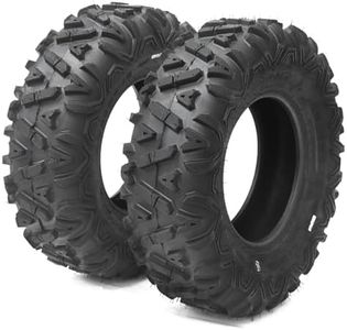 Set of 2 Garvee 26x9-12 ATV/UTV Tires 26x9x12 6PR TL All-Terrain Tires