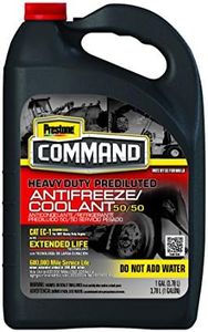 Prestone Command Nitrited Extended Life (ELC) Antifreeze and Coolant, Prediluted, 1 Gallon, Pack of 6