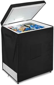 Bitubi Chest Freezer Cover– Waterproof, Dustproof, Sun-Proof, L38”W23”H34” Suitable for most 7.0 Cubic Compact Deep Freezer on market (Black)