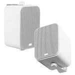 OSD Audio AP450 White 4-Inch Outdoor 110-Watt Patio Speaker Pair