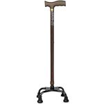 4 Leg Aluminum Walking Stick for Old Age People, Senior Citizen & Patients Walking Stick for men/women/old age people