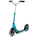 Micro Scooters | Cruiser LED Children's Scooter | Handlebar Adjustable | Lightweight | Light Up Wheels | Foldable | Kickstand | 5-12yrs | Boys & Girls | Aqua