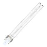 Liuyife G23 2PIN UV Disinfection Lamp 11W, UVC Disinfection Compact Bulb, Tube UV Disinfection Filter, Suitable for Cleaning and Purification of Park Ponds, Garden Fish Ponds, Fish Tanks, 1 Pack