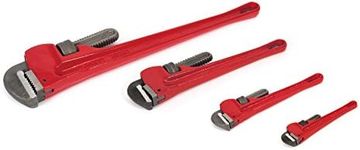 Titan 21304 4-Piece Heavy-Duty Straight Pipe Wrench Set