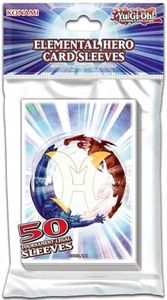 Yu-Gi-Oh! Elemental Hero Card Sleeves (50-Pack) - Konami Card Sleeves