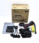 STEELMATE EBAT Matt Black Rear Reverse Parking Sensor 4 Sensors Kit PTSC1
