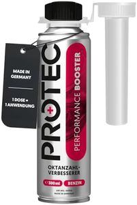 ProTec+ Oktan Booster Benzin I Performance Booster 300 ml I Für Turbo und Supercharged Engine I Octane Booster I Erhöht Oktanzahl um bis zu 5 Punkte I Als Benzin-Additiv & Benzin-Stabilisator