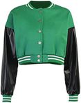 qfmqkpi Lady's Retro Varsity Fleece
