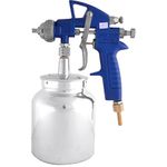 Pilot Silver & Black Aluminum Spray Gun (15 x 5 x 4 cm)