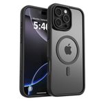 Phonic EchoTech Case for iPhone 16 Pro Max with MagSafe [3M Military-Grade Drop Protection] Triple Layered Slim Stylish Protective Case Compatible for iPhone 16 Pro Max 6.9'' (Black)