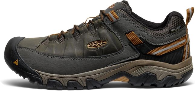 KEEN Men’s Targhee 3 Waterproof Hiking Shoes – Black Olive, Size 9 UK