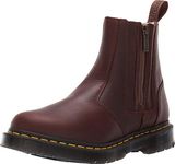Dr. Martens Alyson Winter Boots, Dark Brown Snowplow Wp Mustang Waxy Suede Wp, 5 UK