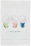 Mud Pie Golf Ball Towel; 21" x 14"