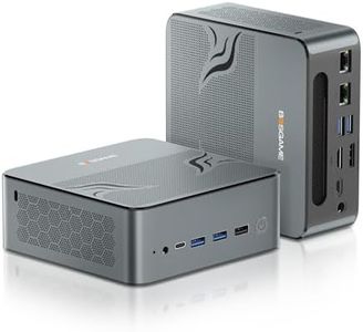 BOSGAME Gaming Mini PC Ryzen 7 7840HS Windows 11 Pro Mini Computers, Radeon 780M GPU 32B DDR5+1TB PCIe 4.0 SSD, Built-in Dual Speakers, USB4 *2, WiFi 6/BT 5.2, Dual 2.5GbE LAN