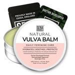 Vulva Balm Cream for Vaginal Dryness, Menopause & Perimenopause – Doctor-Developed, Oestrogen-Free Intimate Moisturiser, Soothes Itching, Irritation & Chafing (30g) by Sera Organics