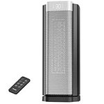 3rd-Gen AEOCKY Space Heater with AI Thermostat, 1800W PTC Electric Heaters for Indoor Use With Remote, 70° Oscillation, Utmost Silence, Safe Portable for Office, Bedroom, Room, Home