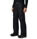 Columbia Men's Bugaboo II Pant, Black, Small Regular, Standard