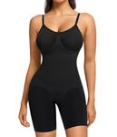 Gotoly Bodysuit for Women Backless Shapewear Tummy Control Round Neck Seamless Mid-Thigh Full Body Shaper