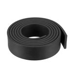 sourcing map Solid Rectangle Rubber Seal Strip 20mm Wide 3mm Thick, 1 Meter Long Black