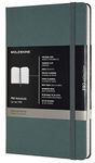 Moleskine PRO Notebook, Hard Cover, Large (5" x 8.25") Professional Project Planning, Forest Green, 240 Pages