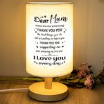 Blumuze Mum Gifts, Personalised Table Lamp Gifts for Mum, Mum Birthday Gifts from Daughter Son, Gifts for Mum on Her Birthday Christmas Anniversary Mothers Day, Bedsides Light Presents for Mum/Mummy