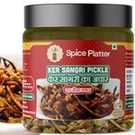 Spice Platter Rajasthani Ker Sangri Pickle 400g | Marwari Homemade Teet Dela Achar | No Preservatives | No Vinegar | Cold Pressed Mustard Oil | Kair Sangri Achar