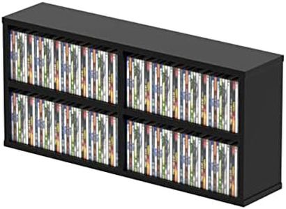 Reloop Glorious CD Box 180 - peut contenir jusqu'à 180 disques compacts, combinables avec d'autres CD ou boîtiers d'enregistrement, avec séparateur