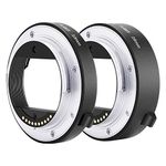 Neewer Metal AF Auto-focus Macro Extension Tube Set 10mm&16mm for Sony NEX E-mount Camera NEX 3/3N/5/5N/5R/A6000/A6300 and Full Frame A7 A7S/A7SII A7R/A7RII A7II