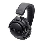 Audio-Technica ATH-PRO5XBK Professional Over-Ear Closed-Back Dynamic DJ Monitor Headphones, Black