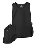 Adar Universal Cobbler Apron 6 Pack - Unisex Cobbler Apron - 7026 - BLK - R