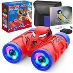 Dreamlandia Binoculars Kids,Spider Toys for 3-12 Year Old Boys Gifts Man Toys for Boys Outdoor Toys Boys Gift for 3-12 Year Old Boys Toys Age 3-12 Travel Games for Kids Garden Toys Binoculars for Kids