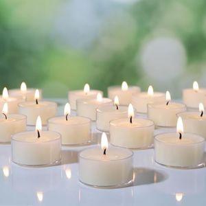 48 Packs Natural Beeswax Tealight Candles,100% Pure White Beeswax Candles,4 Hour Burn Time Organic Tea Lights Candle,Burn Clean Bees Wax Candle Bulk Smokeless Tea Lights for Purify The Air