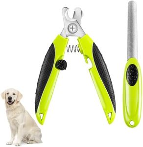 LunarFiery Dog Nail Clippers with Claw File, Professional Pet Nails Trimmer grinders