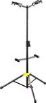 Hercules GS422B /Black Auto Grab Guitar Stand, 2 Guitars, Black