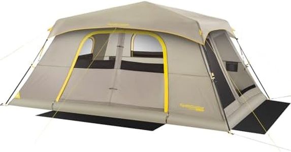 FanttikOutdoor Zeta C10 Air Camping Tent, Lightweight 10 Person Instant Cabin Tent Setup in 60 Seconds with Rainfly & Windproof, with Carry Bag for Family Camping & Hiking, Upgraded Ventilation