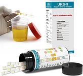 Urine Test Strips, 100 Professional URS 9 Ketone Test Strips with Color Chart, Household Urinalysis Tester Kit for Women and Men, Monitor Ketosis and Body pH Balance Nowtry