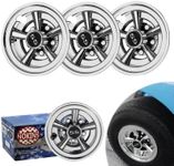 Golf Cart SS Wheel Covers Hubcaps, 