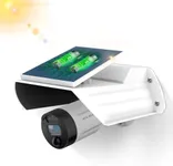 Low-Power Camera Solar Charging Mount, Solar Panel Charger Kit, Sun Rain Shield Cover, Type-C & Micro USB