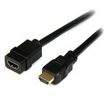 StarTech.com 2m HDMI Extension Cable - Ultra HD 4k x 2k HDMI Cable M/F - 2m HDMI Extension - HDMI Male Female Cable - HDMI Extension cord (HDEXT2M)