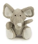 Quaker Pet Group SGD770962 goDog, Checkered Plush Elephant with Chew Guard