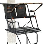 BIG GAME Spector XT 2-Person Ladder Whitetail Deer Elk Mule Above Hunting Outdoors Flex-Tek Seats 17' Tall Tree Stand
