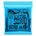 Ernie Ball Extra Slinky Nickel Wound Electric Guitar Strings 3-Pack - 8-38 Gauge