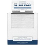 Clean Skin Club Clean Towels XL® Supreme, 100% USDA Biobased Face Towel, Disposable Face Towelette, Eczema Association Accepted, Thicker Textured Dry Wipes, Ultra Absorbent & Soft, 1 Pack, 50 Ct