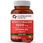 Carbamide Forte Vitamin B12 Supplements - Methylcobalamin 1500mcg Vitamin b12 tablets| B12 supplement for men & Women | Active form of b12-60 Tablets