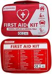 IK-ecommerce First Aid Kit 154 pieces with mini bag including several contents for Home Office Car Caravan Workplace Travel Hiking & sports and outdoor usage