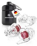 Senner MusicPro - Reusable Hearing Protection Earplugs for Concert, Festival, Music and Club with Aluminium Container, Especially Light Ear Protectors to wear