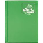 Monster Binder - 4 Pocket Trading Card Album - Matte Green (Anti-theft Pockets Hold 160+ Yugioh, Pok