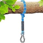 BeneLabel Tree Swing Rope, 2500 LB Capacity, Hammock Tree Swing Hanging Strap, Heavy Duty Hook, 440 LB Capacity, for Indoor Outdoor Swing Hammock Playground Set Accessories, 1.64 ft, 1 Pcs